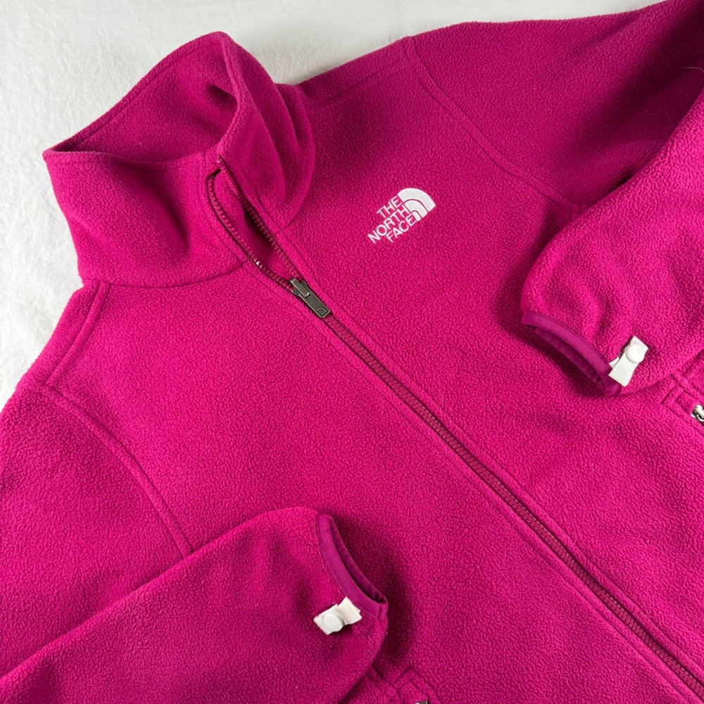 The North Face Women's Size S Pink Polartec Full Zip Fleece Jacket